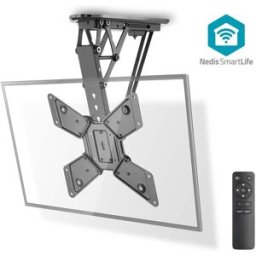Suporte Tecto Motorizado Inteligente SmartLife p/ TV 23" ~ 65" (Máx 30Kg) c/ Comando - NEDIS