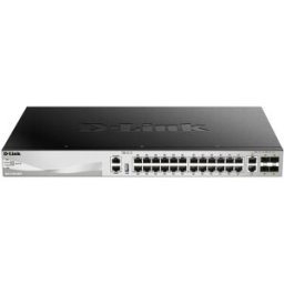 Switch de Rede 28 Portas Gerido L3 Gigabit Ethernet - D-LINK