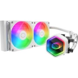 Water Cooler CPU MasterLiquid 240 Core II 240mm ARGB (Branco) - COOLER MASTER