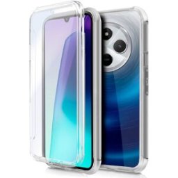Capa de Silicone 3D para Xiaomi Redmi 14C / Poco C75 (transparente frente + verso) - COOL
