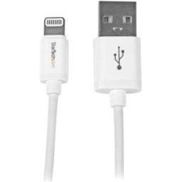 Cabo para Telemóvel Apple USBLT1MW USB A Macho - Lightning Macho (1 m) Branco - STARTECH