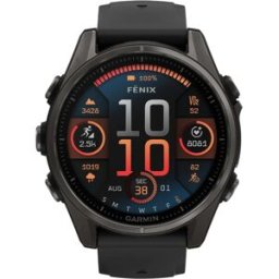 Smartwatch Fenix 8 43mm Wi-Fi GPS (Titânio/Preto/Cinza) - GARMIN