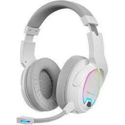 Auscultadores Headset Gaming ARGB MHW-100 Wireless (Branco) - MARS-GAMING
