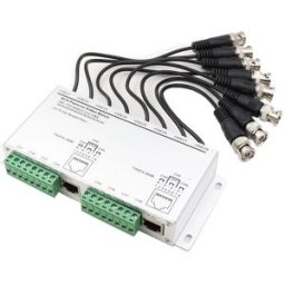 Transmissor/Receptor 8 Camaras CCTV por Cabo UTP RJ45 (Optimizado para HDTVI / HDCVI / AHD)