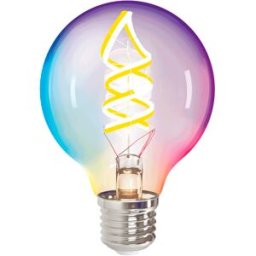 AIGOSTAR Lâmpada LED Filamento Smart Wi-Fi/Bluetooth E27 G80 220V 5W RGB + 2700K 420Lm