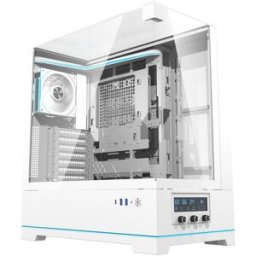 Caixa ATX DY450 PRO + 1 Ventoinha (Branco) - DARKFLASH