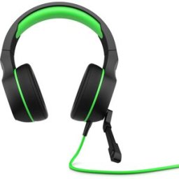 Auscultadores Headset Gaming Pavilion 400 (Preto/Verde) - HP