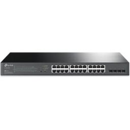 Switch 28 JetStream Portas Gigabit (24x PoE + 4x SFP) - TP-LINK