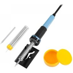 KEMOT Kit Soldadura (Ferro Soldar, Solda, Massa Soldar e Ponteira Substituição)