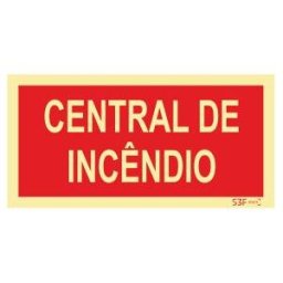 Sinal Segurança Contra Incêndio - Fotoluminescente (200x100mm)