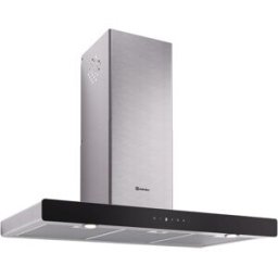 Exaustor Decorativo 90cm MEP 192 XN 455 m³/h (Inox/Vidro Negro) - MEIRELES