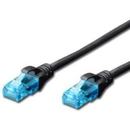 Cabo de Rede RJ45 Cat5e U/UTP Preto (2 mts) - EWENT