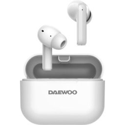Auriculares TWS Bluetooth 5.3 c/ Cancelamento de Ruído (Branco) - DAEWOO
