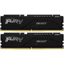Memória RAM FURY Beast 32GB (2x16GB) DDR5-6400MHz (AMD Expo/Intel XMP) CL32 - KINGSTON