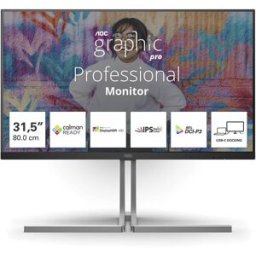 Monitor Graphic Pro U32U3CV IPS W-LED 31.5" 4K UHD 16:9 60Hz VESA Adaptive Sync - AOC