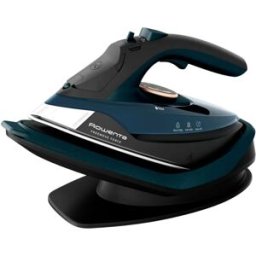 Ferro de Engomar a Vapor DE6725D1 2800W (Preto/Azul) - ROWENTA