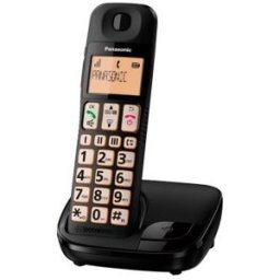 Telefone s/ Fios TGE 310 (Preto) - PANASONIC