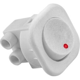 Interruptor Quadrado ON-OFF Branco 6A Temp. 85ºC