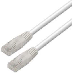 Cabo de Rede RJ45 Cat6 U/UTP Branco (3 mts) - AISENS