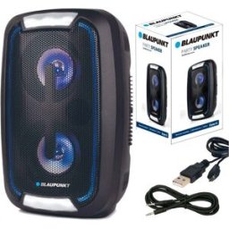 Coluna Portátil BLP3923 Bluetooth 10W 4.1 c/ Leds (Preto) - BLAUPUNKT