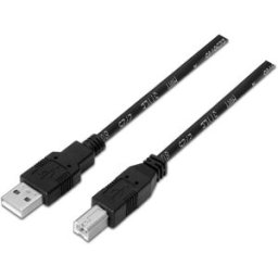 Cabo USB A Macho - USB B Macho 2.0 (4,5 mts) - AISENS