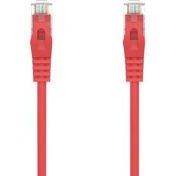 Cabo de Rede RJ45 Cat6a U/UTP (UTP) Vermelho (2 metros) - AISENS