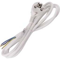 Cabo Alimentação 2 x 1 mm² + Terra (5 mts) - Branco