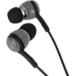 Auriculares Stereo c/ Fios e Microfone (Preto/Cinza) - ESPERANZA
