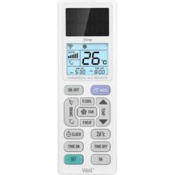 Comando Universal Ar Condicionado c/ Painel Solar Homy - WELL