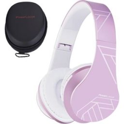 Auscultadores Infantil P2 (Roxo/Branco) - POWERLOCUS