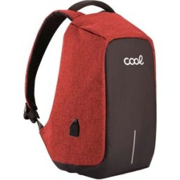 Mochila Computador 15-16" Memphis (Preto/Vermelho) - COOL