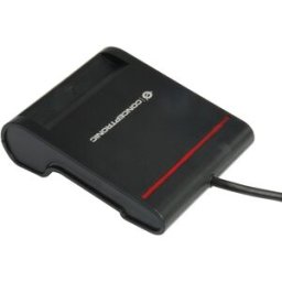 Leitor de Cartões Inteligente USB 2.0 (Preto) - CONCEPTRONIC