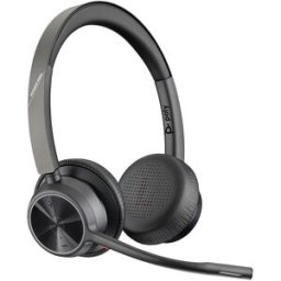 Auscultadores Headset Voyager 4320 USB-A + Dongle BT700 (Preto) - POLY