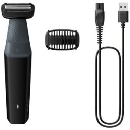 Aparador Corporal Bodygroom Series 3000 BG3017/01 (Preto/Cinzento) - PHILIPS