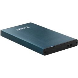Caixa Externa p/ Disco 2,5" HDD/SSD (Azul) - TooQ