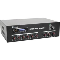 Amplificador PA 60W RMS (100V) com MP3 USB/SD/BLUETOOTH (PBA60) - Power Dynamics