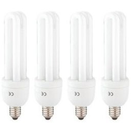 DIGITEC Pack 4x Lampadas Economizadoras E14 220V 2U 15W Branco Q. 3000K 825Lm