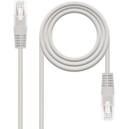 Cabo de Rede RJ45 Cat6e U/UTP Cinzento (10 mts) - Nanocable
