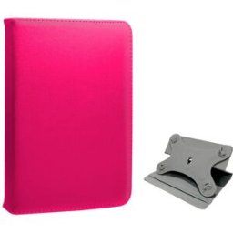 Capa Giratória Ebook / tablet de 7" Couro (Rosa) - COOL