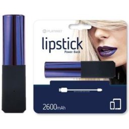 Banco Portatil de Energia (POWER BANK) "BATOM" USB 5V 2200mAh (Azul) - PLATINET