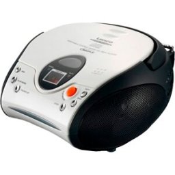 Rádio Portátil SCD 24 c/ Leitor CD-R/RW (Branco) - LENCO