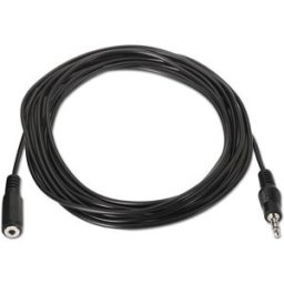 Cabo Jack Stereo 3.5mm Macho - 3.5mm Fêmea (5 mts) - Nanocable