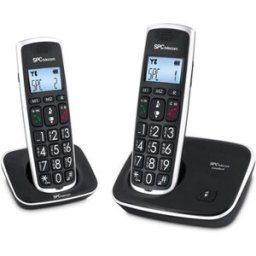 Telefone Sem Fios Telecom 7243N Preto Identificador De Chamadas Agenda Visor - TELECOM