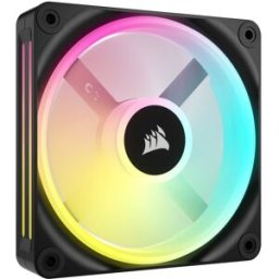 Ventoinha 120mm iCUE Link QX120 RGB 2400RPM 4 Pinos PWM Preto (Expansion Kit) -CORSAIR