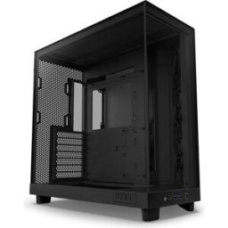 Caixa ATX H6 Flow Vidro Temperado (Preto) - NZXT