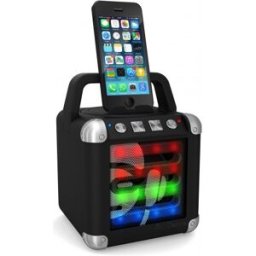 Coluna Portátil Bluetooth c/ Efeitos de LED (Preto) - iDance