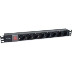 Extensão Octupla PDU p/ Rack 19" c/ Interruptor (1,8 mts) - EQUIP