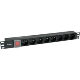 Extensão Octupla PDU p/ Rack 19" c/ Interruptor (1,8 mts) - EQUIP