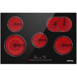 Placa Vitrocerâmica LT5-04 5 Zonas 8600W (Preto) - ISEASY