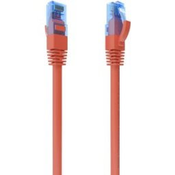 Cabo de Rede Cat.6 RJ45 UTP AWG26 CCA Vermelho (4,0mts) - AISENS